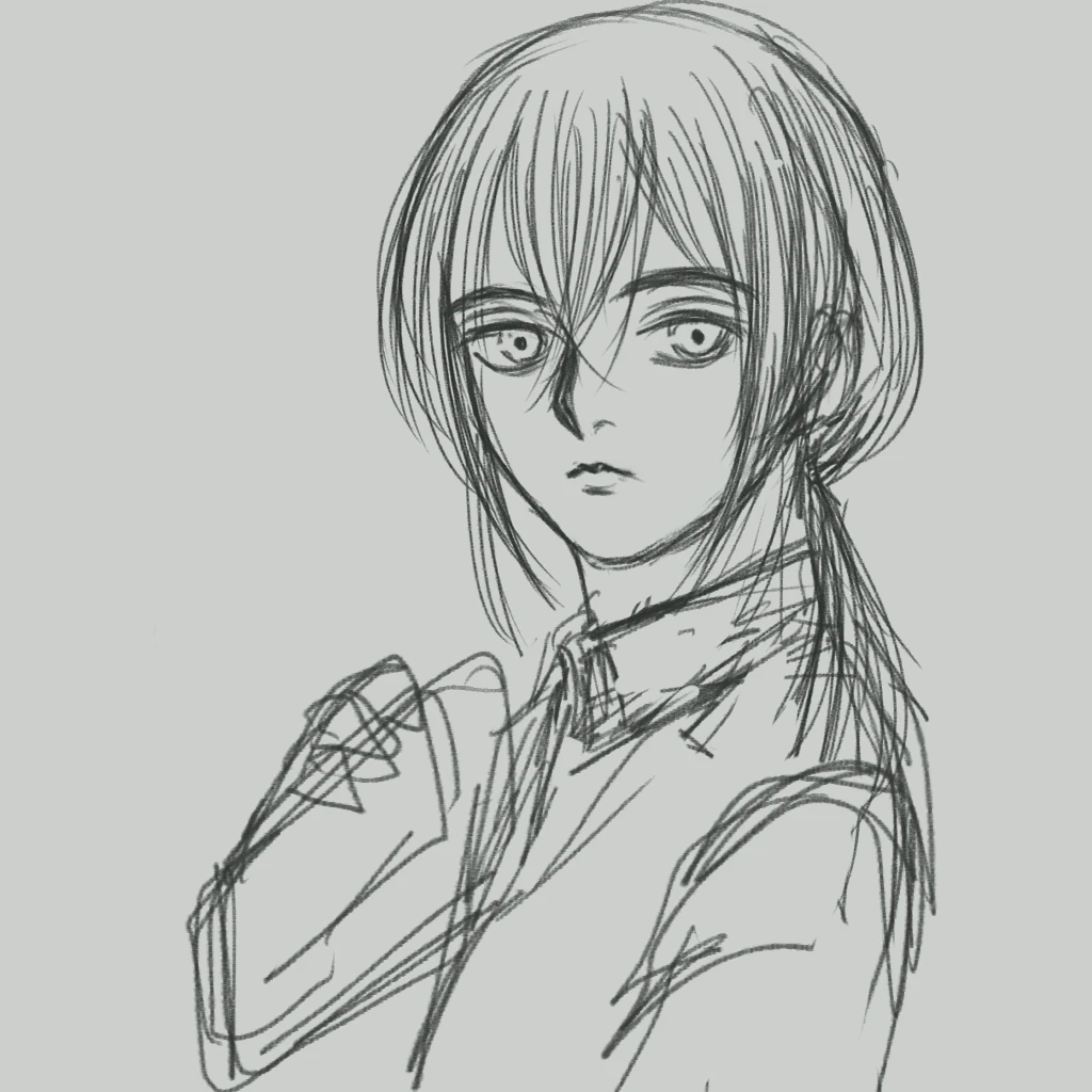 腕組む少女